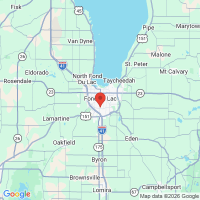 Map to  office in Fond Du Lac, WI