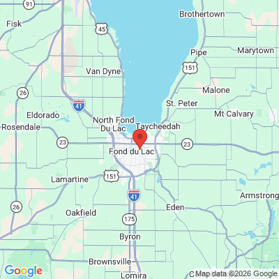Map to  office in Fond Du Lac, WI