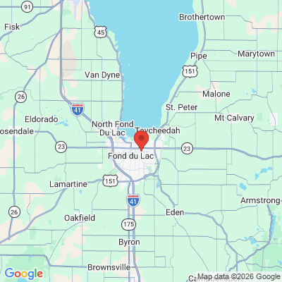 Map to  office in Fond Du Lac, WI