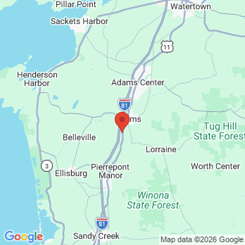 Map to jefferson dental services office in Cicero, NY