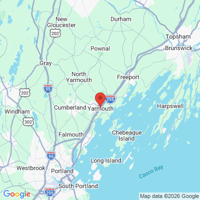 Map to  office in Yarmouth, ME