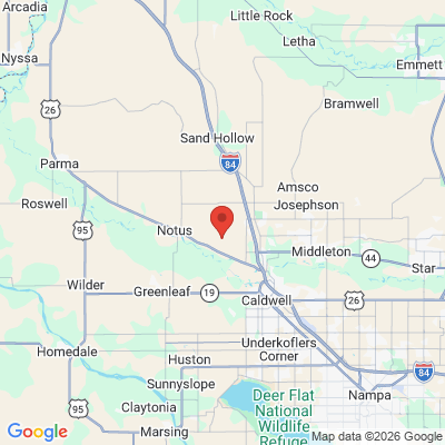 Map to  office in Caldwell, ID