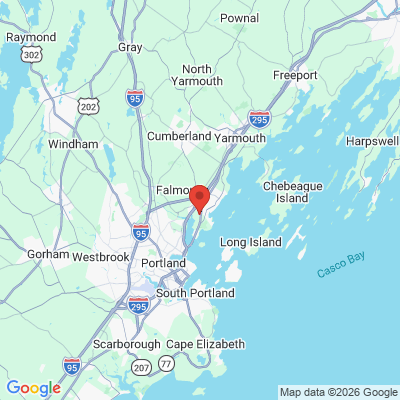 Map to  office in Falmouth, ME