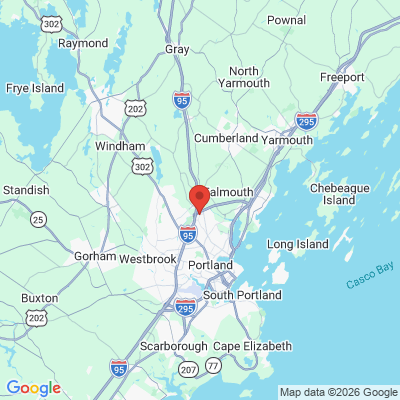 Map to  office in Falmouth, ME