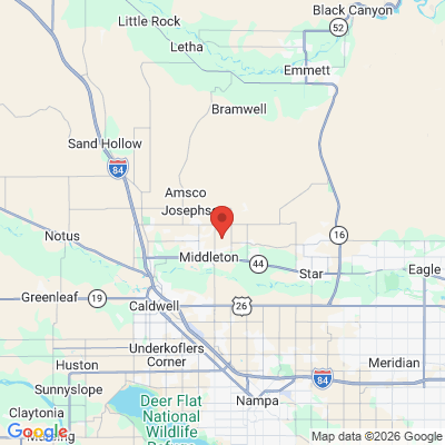 Map to  office in Middleton, ID