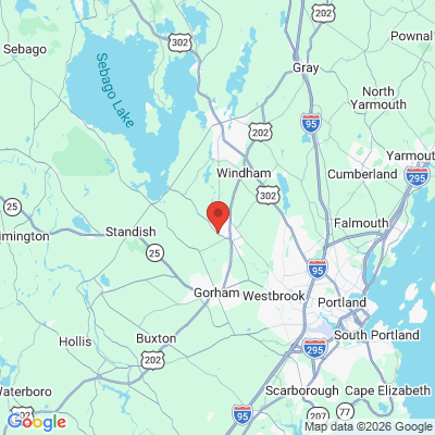 Map to  office in Windham, ME