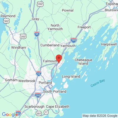 Map to  office in Falmouth, ME