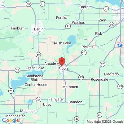 Map to  office in Ripon, WI