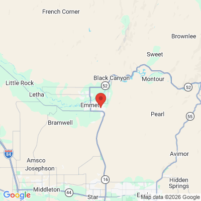 Map to  office in Emmett, ID