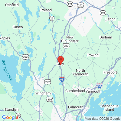 Map to  office in Gray, ME