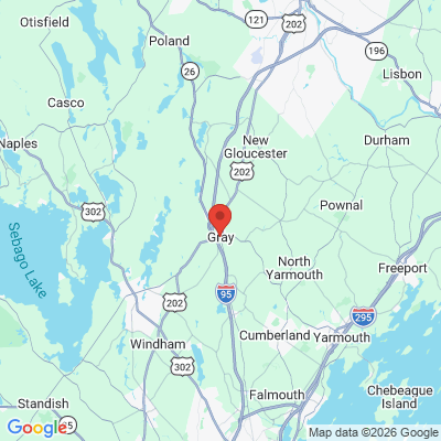 Map to  office in Gray, ME
