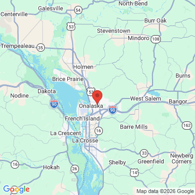 Map to  office in Onalaska, WI