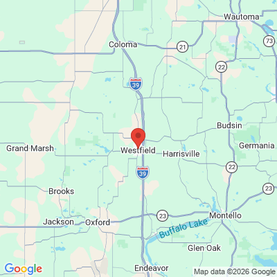 Map to  office in Westfield, WI