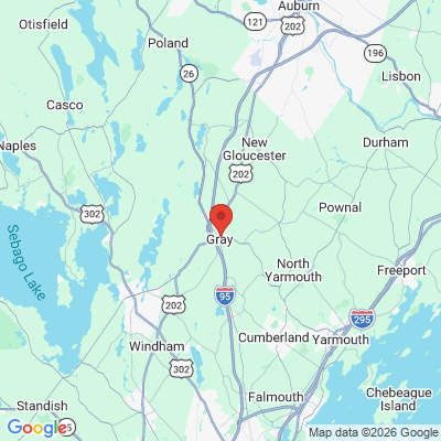 Map to  office in Gray, ME