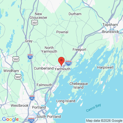 Map to  office in Yarmouth, ME