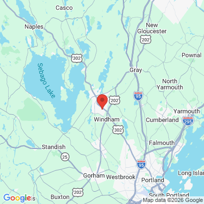 Map to  office in Windham, ME