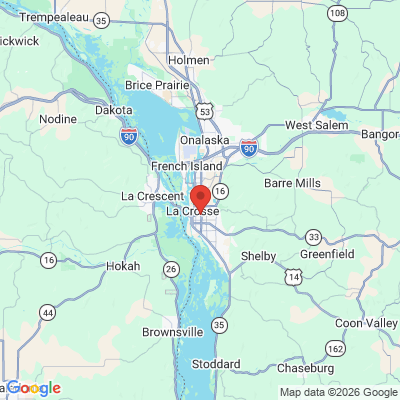 Map to  office in La Crosse, WI