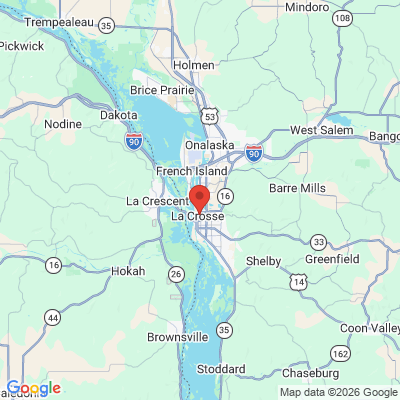Map to  office in La Crosse County