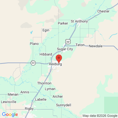 Map to  office in Rexburg, ID