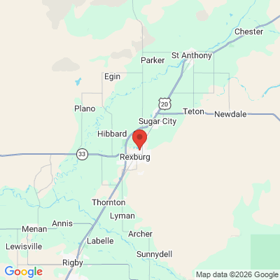 Map to  office in Rexburg, ID