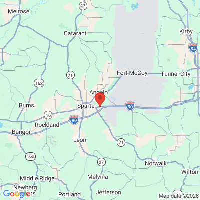 Map to  office in Sparta, WI