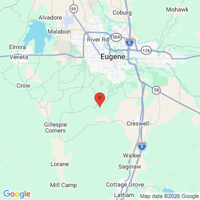 Map to  office in Eugene, OR