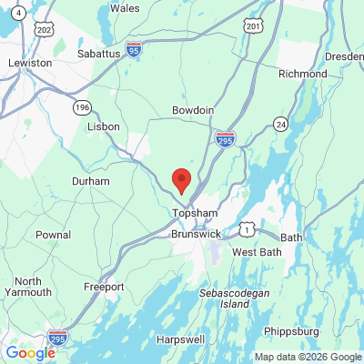 Map to  office in Topsham, ME