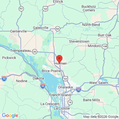 Map to  office in Holmen, WI