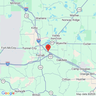 Map to  office in Tomah, WI