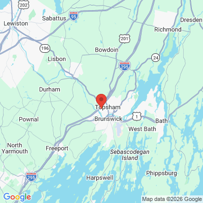 Map to  office in Topsham, ME