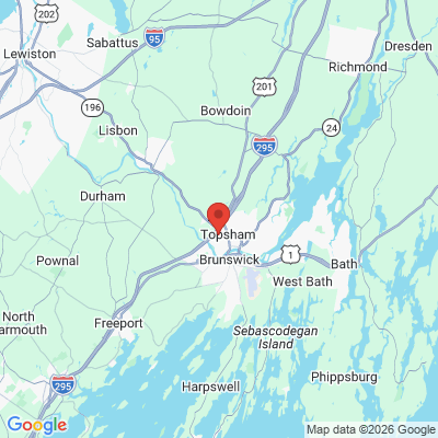 Map to  office in Topsham, ME