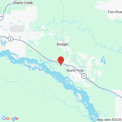 Map to  office in North Pole, AK