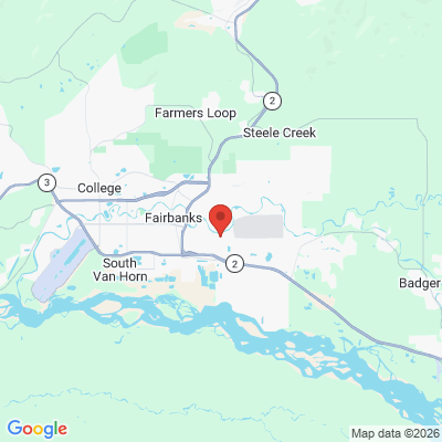 Map to  office in Fort Wainwright, AK