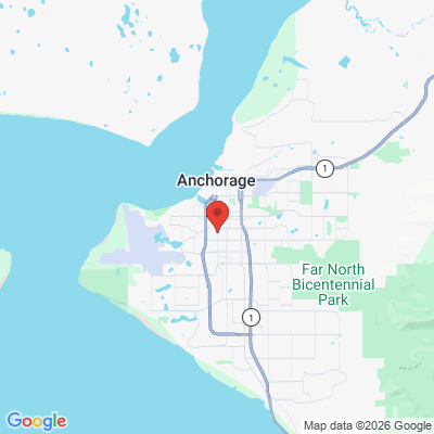 Map to  office in Anchorage, AK