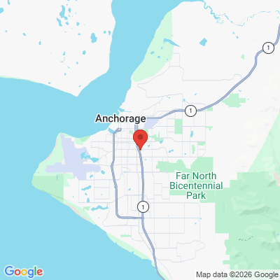 Map to  office in Anchorage, AK