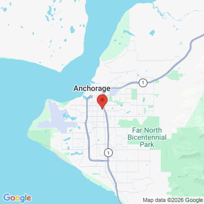 Map to  office in Anchorage, AK
