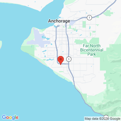 Map to  office in Anchorage, AK