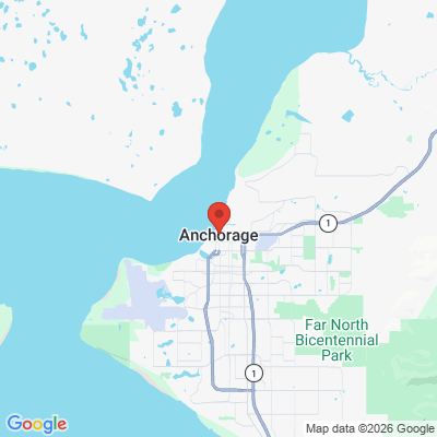 Map to  office in Anchorage, AK