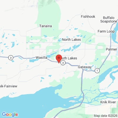 Map to  office in Wasilla, AK