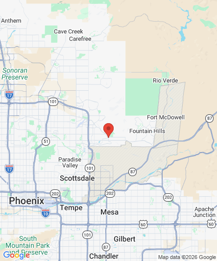Map to Princess Dental Staffing office in Scottsdale, AZ