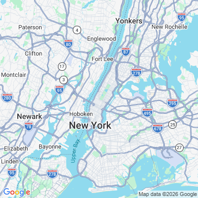Map for Manhattan, NY
