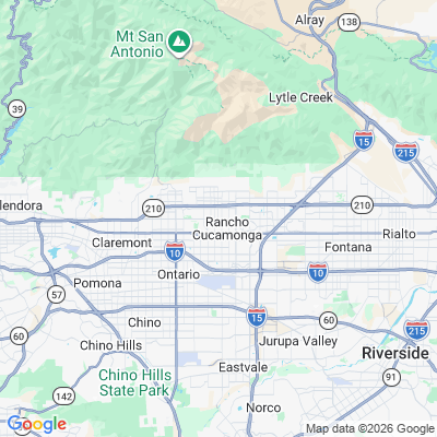 Map for Alta Loma, CA