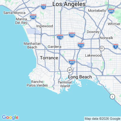Map for Carson, CA
