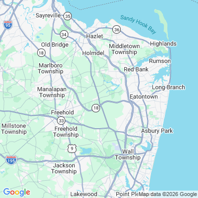 Map for Colts Neck, NJ