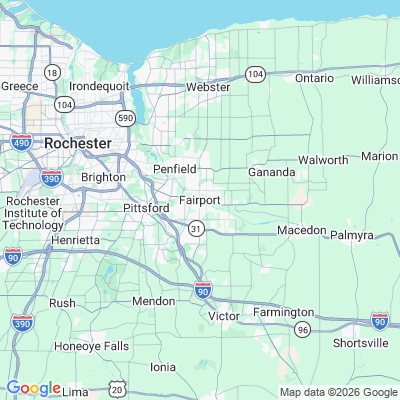 Map for Fairport, NY