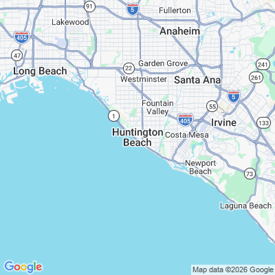 Map for Huntington Beach, CA