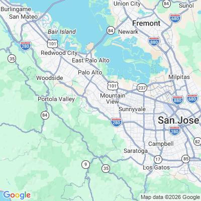 Map for Los Altos, CA