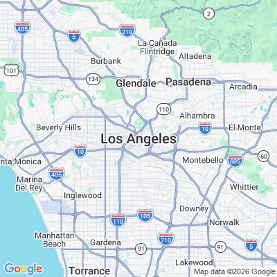 Map for Los Angeles, CA