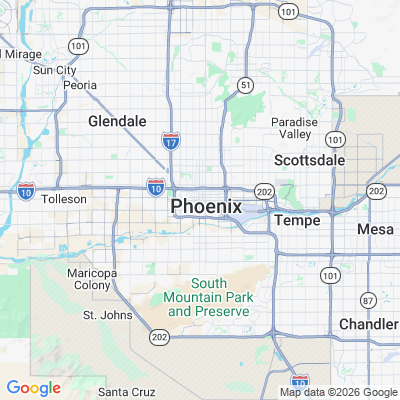 Map for Phoenix, AZ