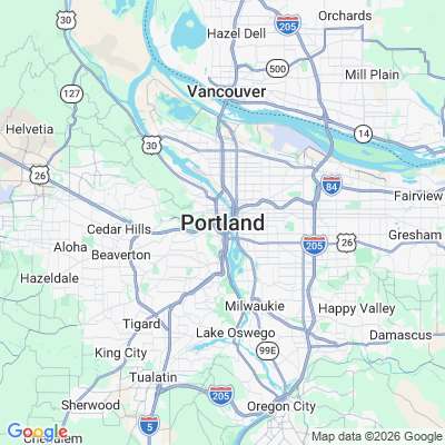 Map for Portland, OR